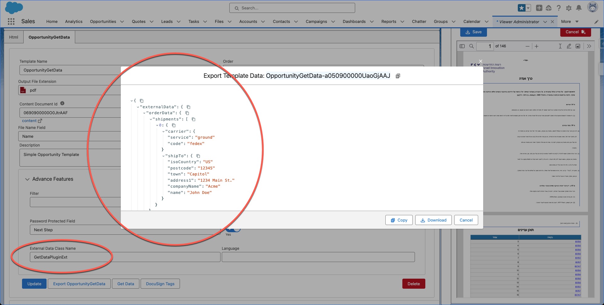 Example: External data fetch