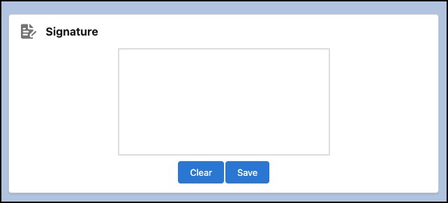 Signature Pad Component